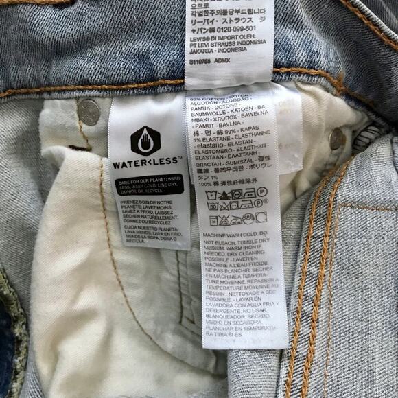 Levi's NWOT 505 Light Wash Straight Leg Jeans Men 34 x 34 - Picture 8 of 8